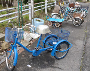 沖島風物　3輪自転車とガンガン２